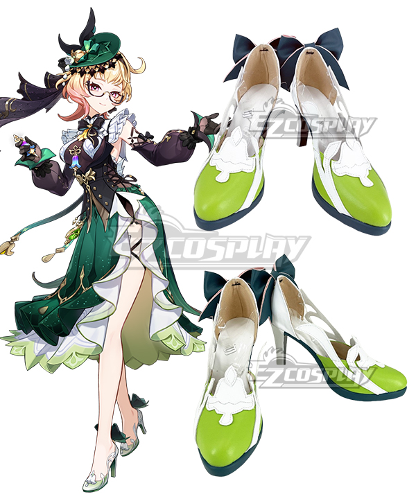 Genshin Impact Emilie White Cosplay Shoes