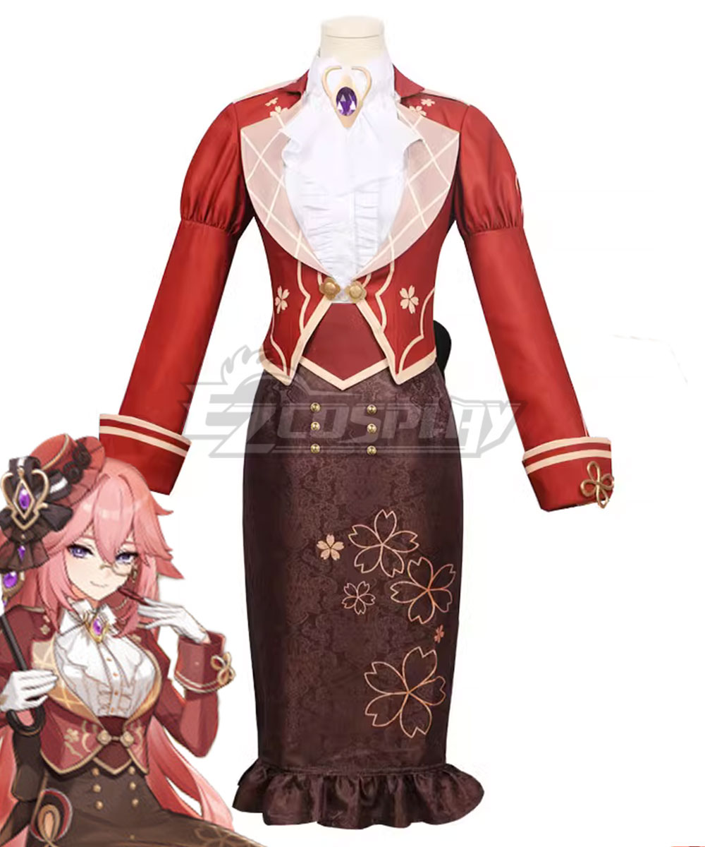 Genshin Impact FES Yae Miko Cosplay Costume