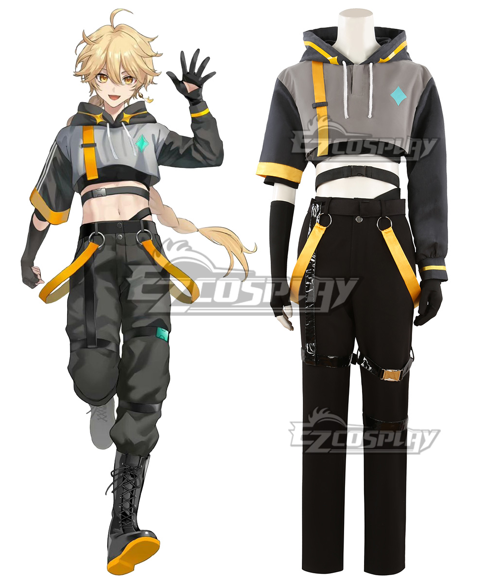 Genshin Impact Hoyofair2024 Flame Fusion Music And Art Festival  Aether Cosplay Costume