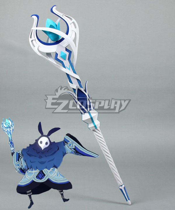 Genshin Impact Hydro Abyss Mage Water Witch Wand Cosplay Weapon Prop