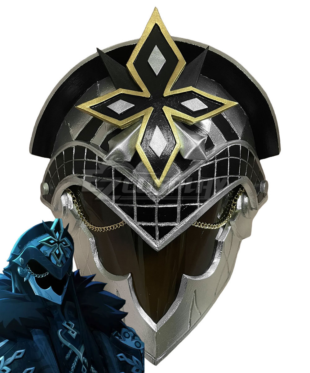Genshin Impact Il Capitano Mask Cosplay Accessory Prop