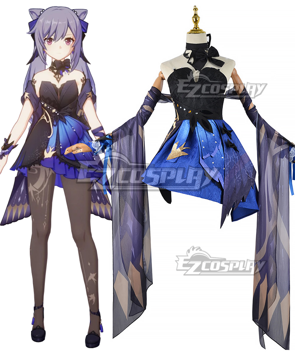 Genshin Impact Keqing Opulent Splendor Premium Edition Cosplay Costume