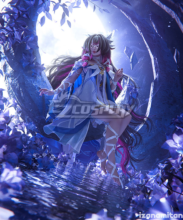 Genshin Impact Moon Maiden Columbina Cosplay Costume