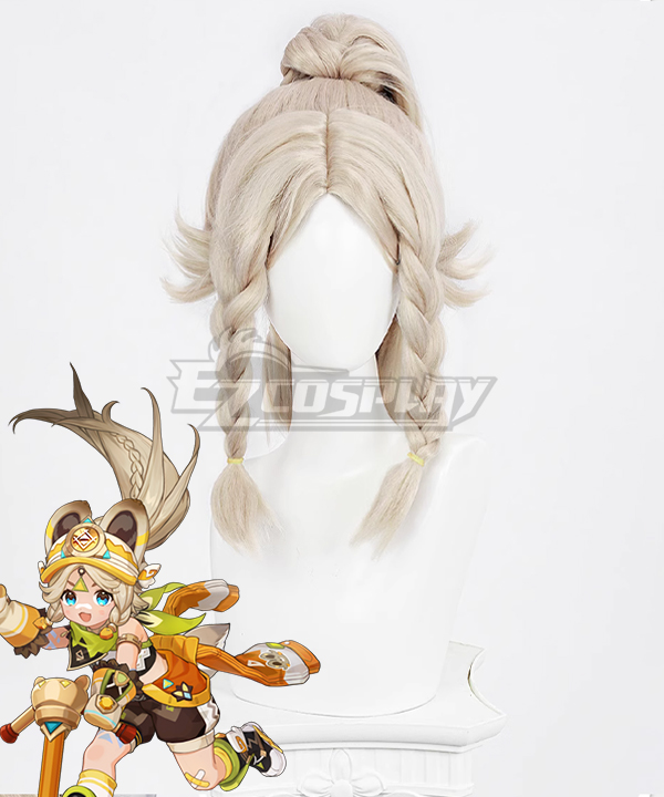 Genshin Impact Natlan characters Brown Cosplay Wig