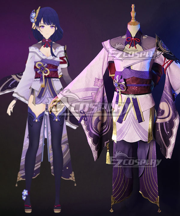 Genshin Impact Raiden Shogun Baal Cosplay Costume