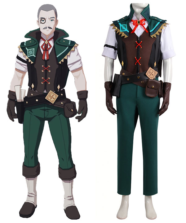 Genshin Impact Npc Cyrus Roald Cosplay Costume