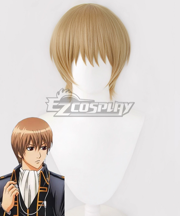 Gintama  Okita Sougo Brown Cosplay Wig