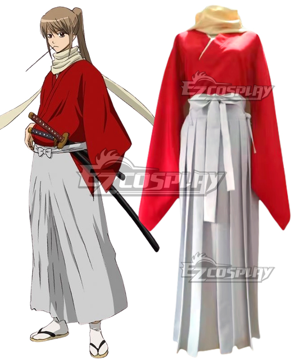 Gintama Okita Sougo Kimono Cosplay Costume