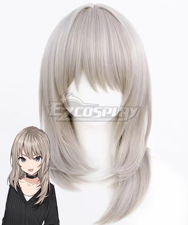 Girls Band Cry Momoka Kawaragi Grey Cosplay Wig