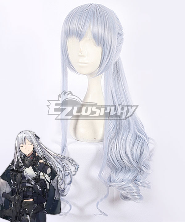 Girls Frontline AK12 Silver White Cosplay Wig