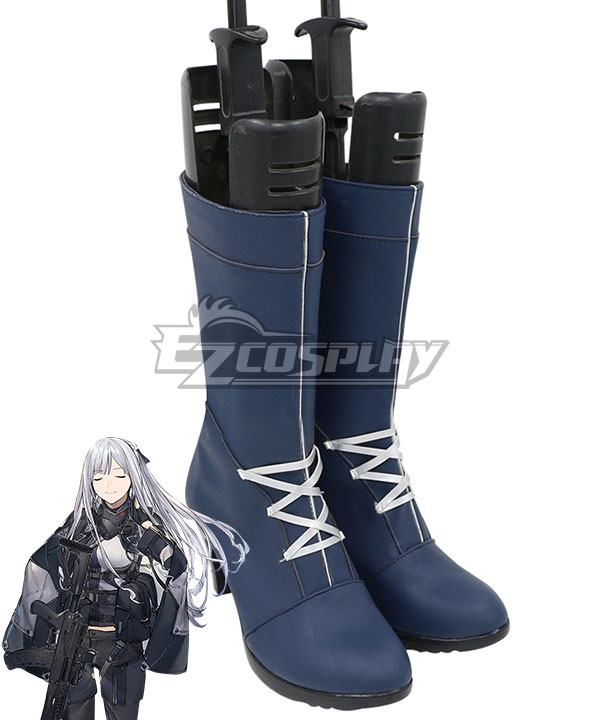 Girls' Frontline AK 12 Dark Blue Shoes Cosplay Boots