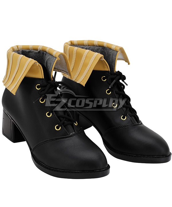 Girls Frontline Desert Eagle Black Yellow Cosplay Shoes