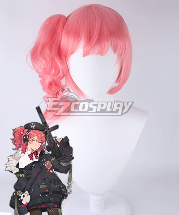 Girls' Frontline Heckler & Koch Maschinenpistole 7 MP7 Dark Pink Cosplay Wig