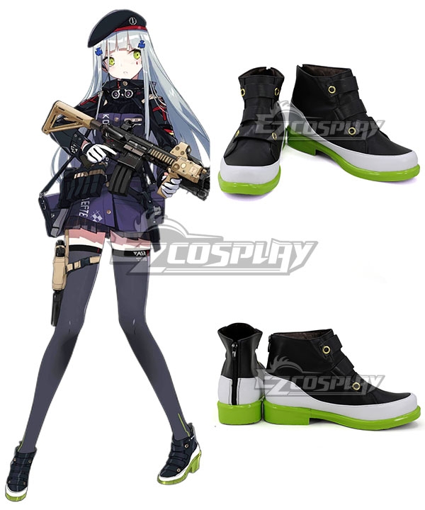 Girls' Frontline HK416 Black Cosplay Shoes