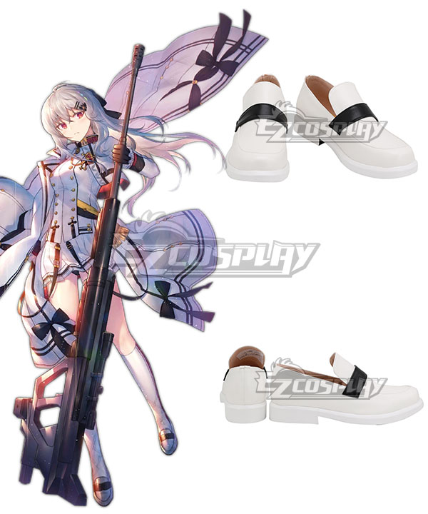 Girls' Frontline IWS2000 White Cosplay Shoes