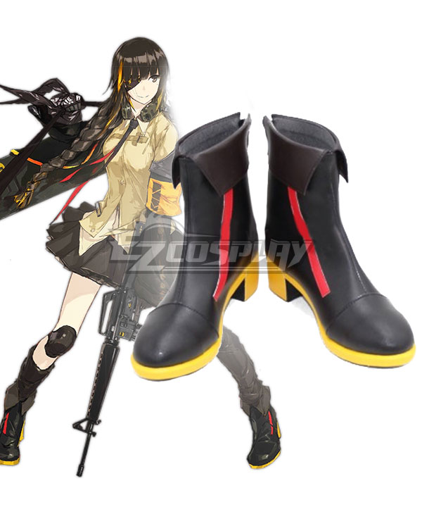 Girls Frontline M16A1 Black Cosplay Shoes
