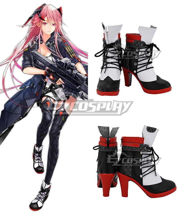 Girls Frontline M82A1 White Cosplay Shoes