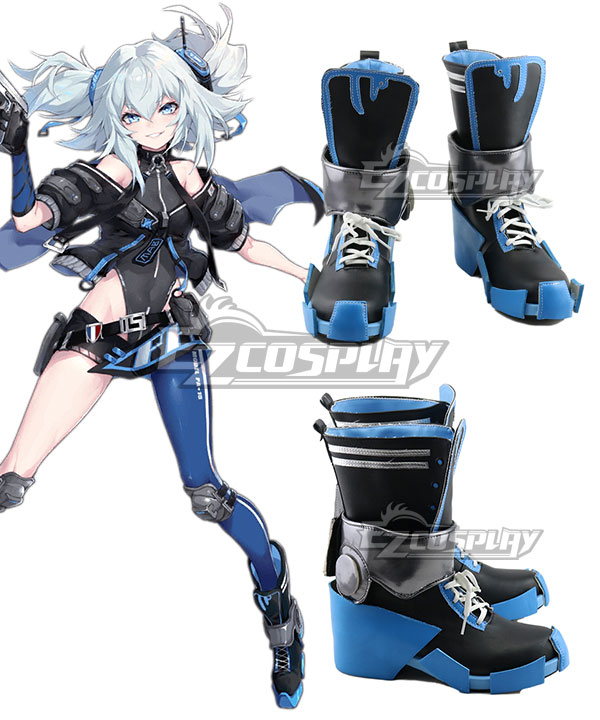 Girls Frontline PA15 Black Shoes Cosplay Boots
