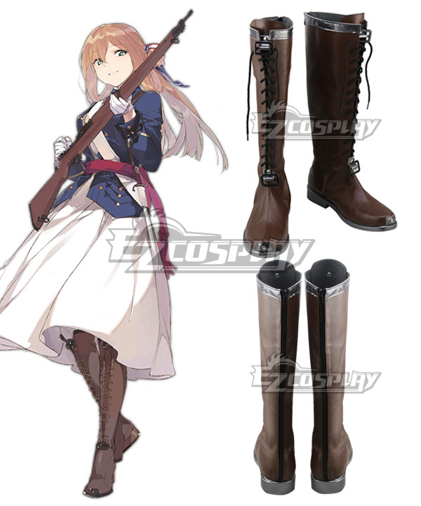 Girls' Frontline Springfield Brown Shoes Cosplay Boots