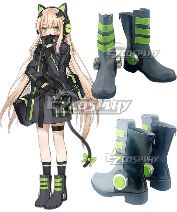 Girls Frontline TMP Grey Shoes Cosplay Boots