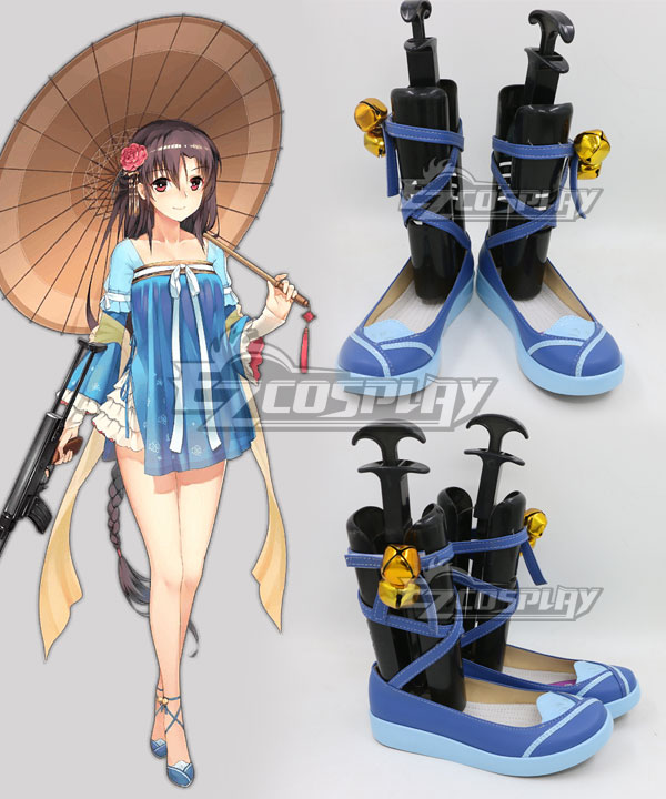 Girls' Frontline Type 64 Swimsuit Blue Cosplay Shoes