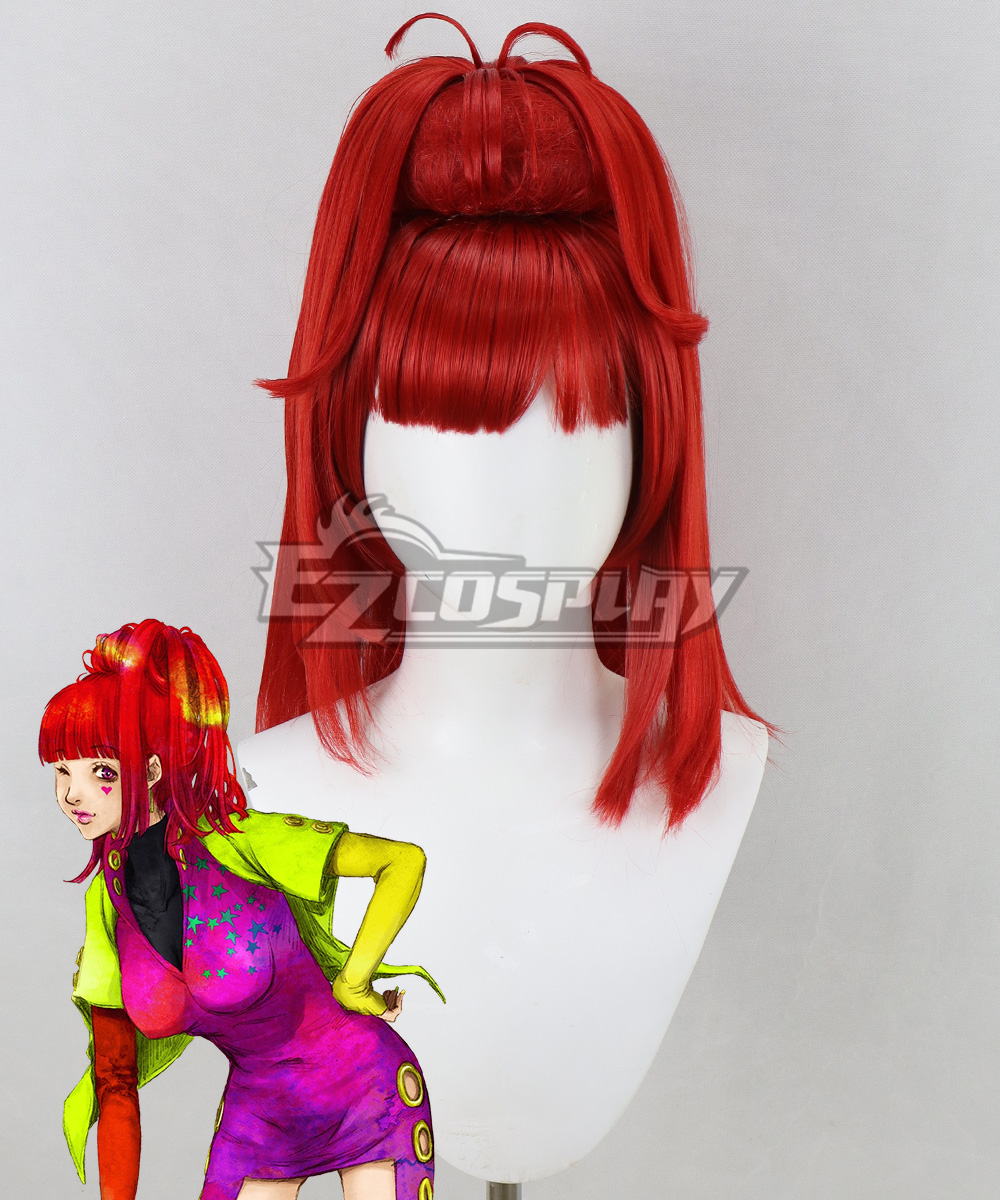 Gnosia Anime SQ Red Cosplay Wig