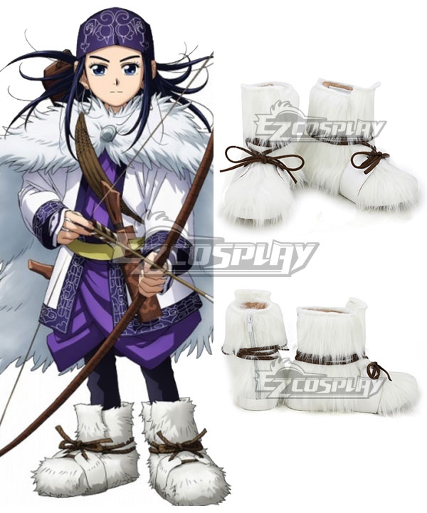 

Golden Kamuy Asirpa White Shoes Cosplay Boots