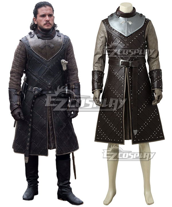 Game of Thrones Season 7 Jon Snow Cosplay Costume B Edition