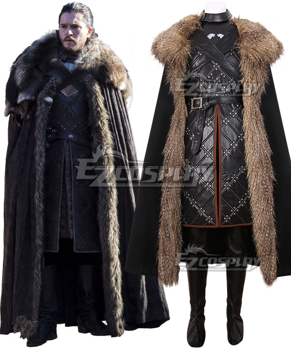 Game of Thrones Season 7 Jon Snow Cosplay Costume A Edition