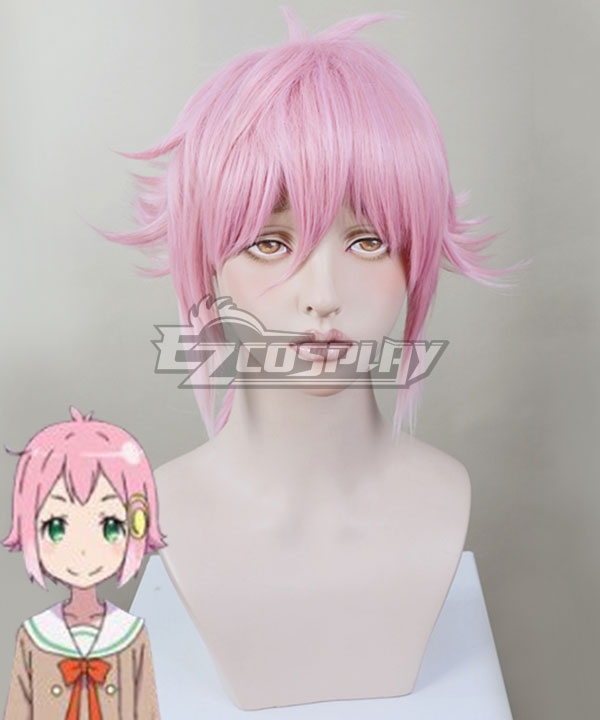 

GRANBELM Mangetsu Kohinata Pink Cosplay Wig