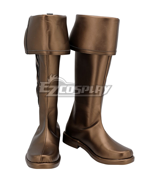 Brown cosplay boots top