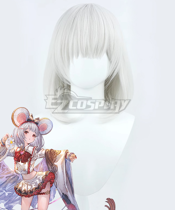 Granblue Fantasy Vikala White Cosplay Wig