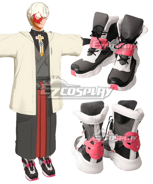 Guilty Gear -Strive- Asuka Black Cosplay Shoes