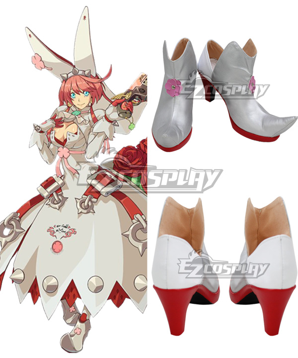 Guilty Gear Elphelt Silver Cosplay Shoes