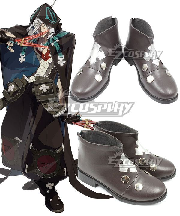 Guilty Gear Raven Black Cosplay Shoes