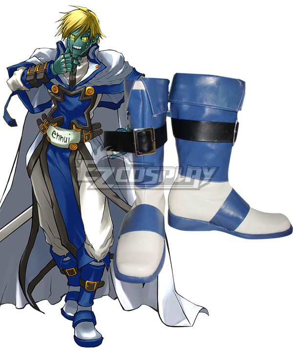 Guilty Gear Robo-Ky Blue Shoes Cosplay Boots