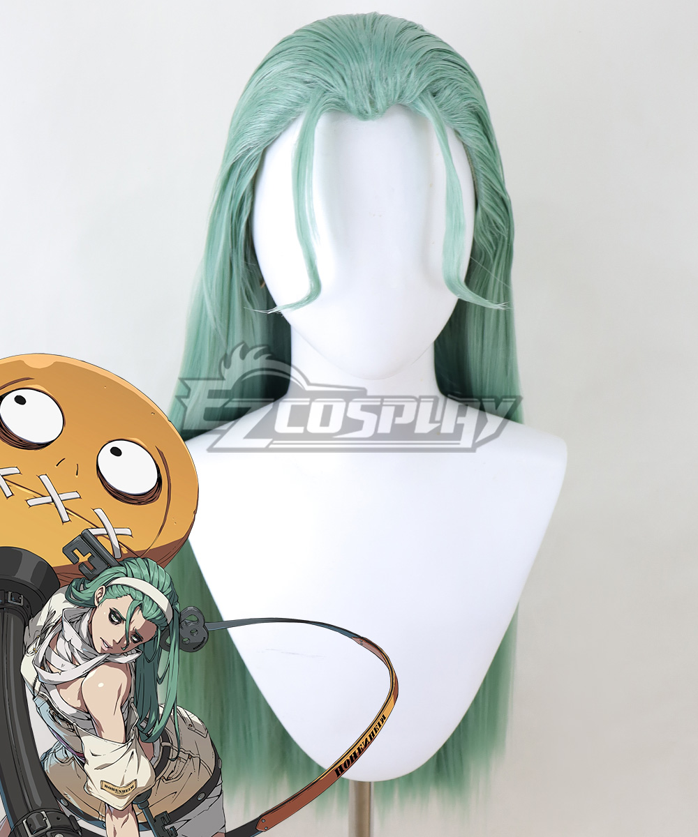 Guilty Gear Strive A.B.A Green Cosplay Wig