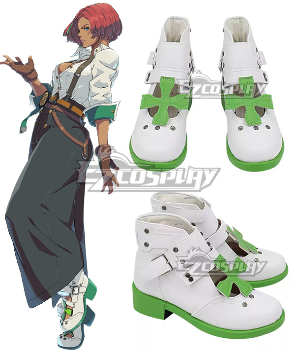 Guilty Gear STRIVE  Giovanna Silver Cosplay Shoes