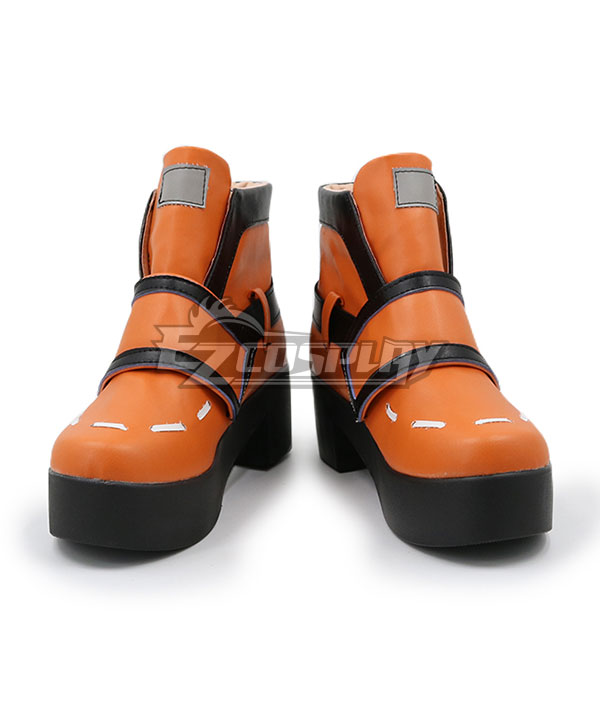 Guilty Gear STRIVE May Black Orange Cosplay Shoes