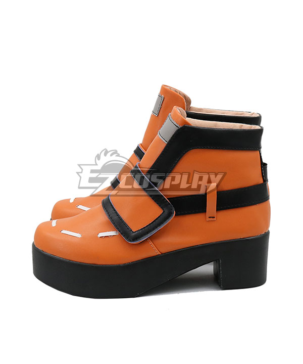 Guilty Gear STRIVE May Black Orange Cosplay Shoes