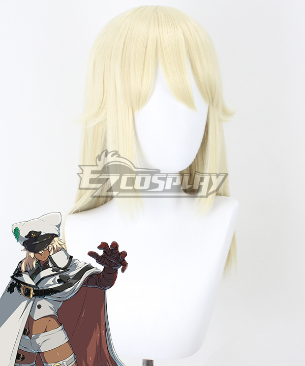 Guilty Gear STRIVE Ramlethal Valentine Golden Cosplay Wig
