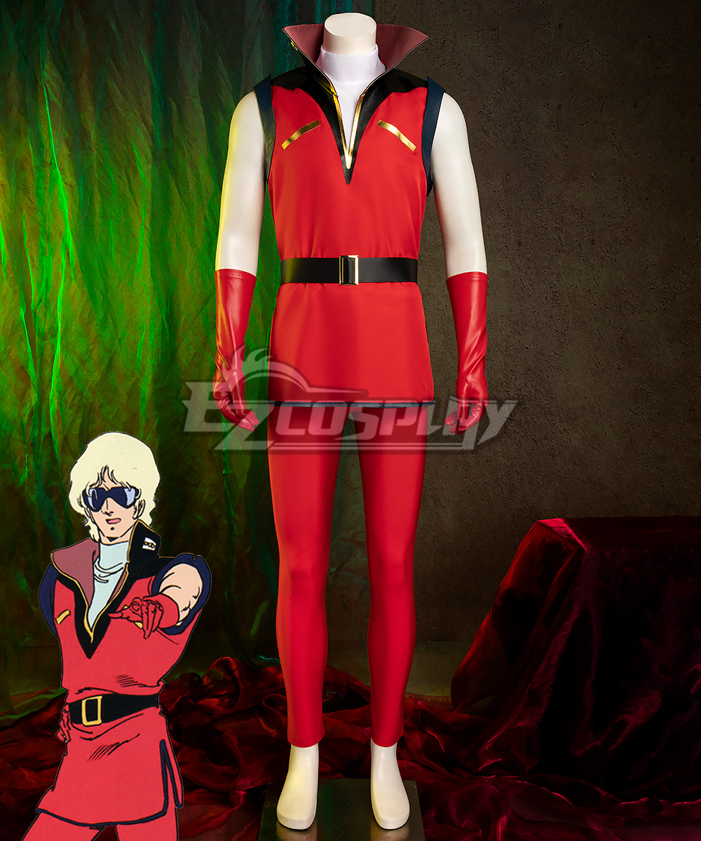 Gundam Char Aznable Cosplay Costume