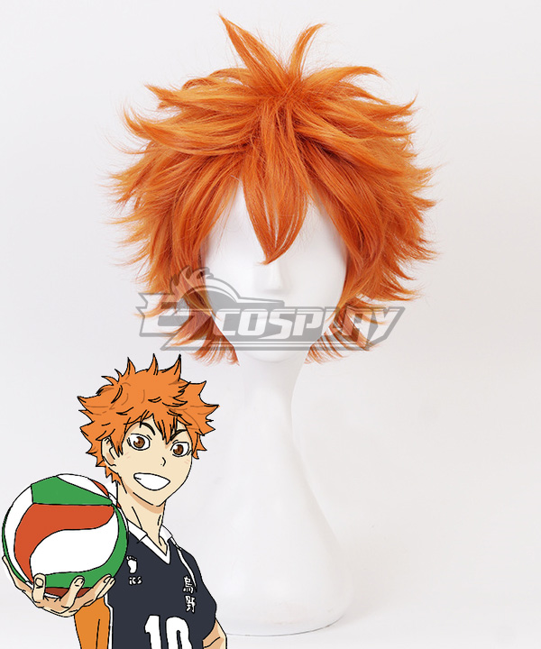 Haikyu!! Hinata Shyouyou Shoyo Hinata Orange Cosplay Wig
