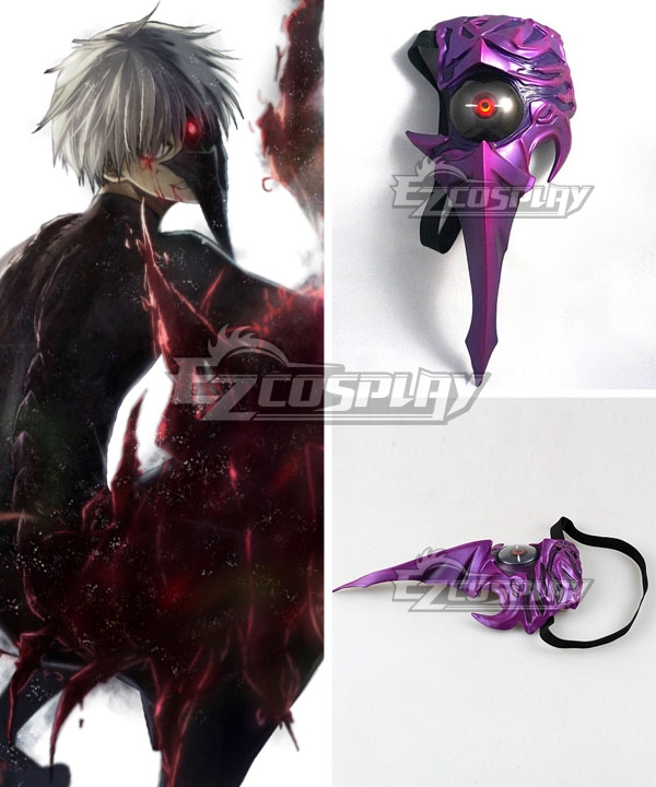 

Halloween Tokyo Ghoul Ken Kaneki Centipede Light Mask Cosplay Accessory Prop
