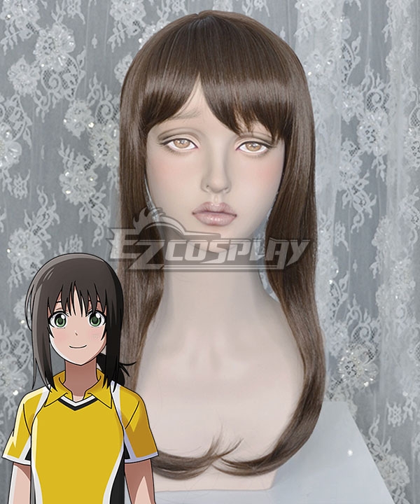 Hanebad! Hanebado! Ayano Hanesaki Brown Cosplay Wig