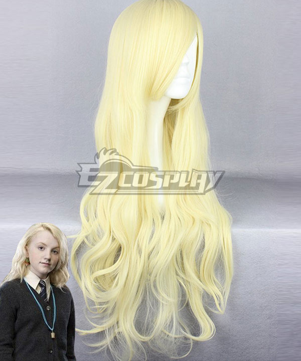 Harry Potter Luna Lovegood Light Golden Cosplay Wig