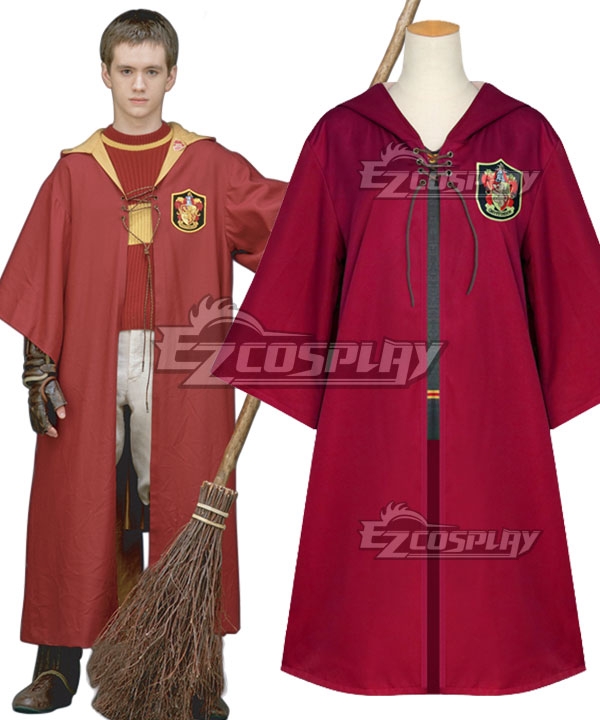 

Harry Potter Quidditch Robes Red Cosplay Costume