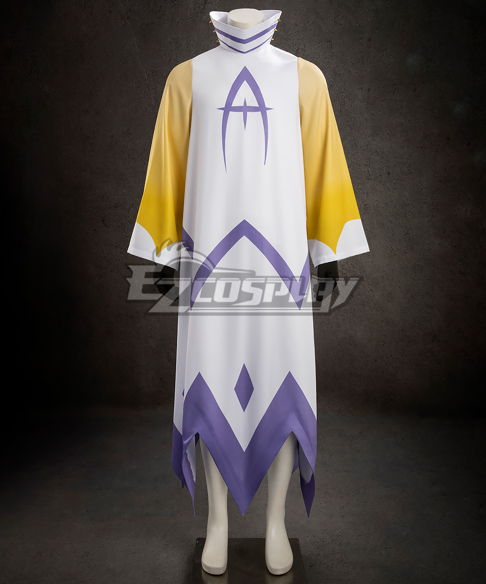 Hazbin Hotel Cosplay Set Completo Adam – Costume Anime Con Parrucca, Cappotto, Camicia, Pantaloni E Accessori, Adatto Per Halloween E Fiere Del Fumetto, Taglie Unisex