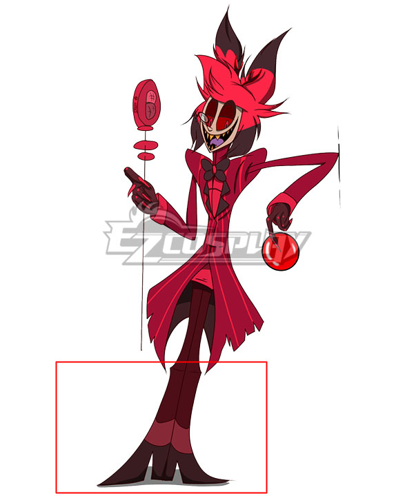 

Hazbin Hotel Alastor Red Shoes Cosplay Boots