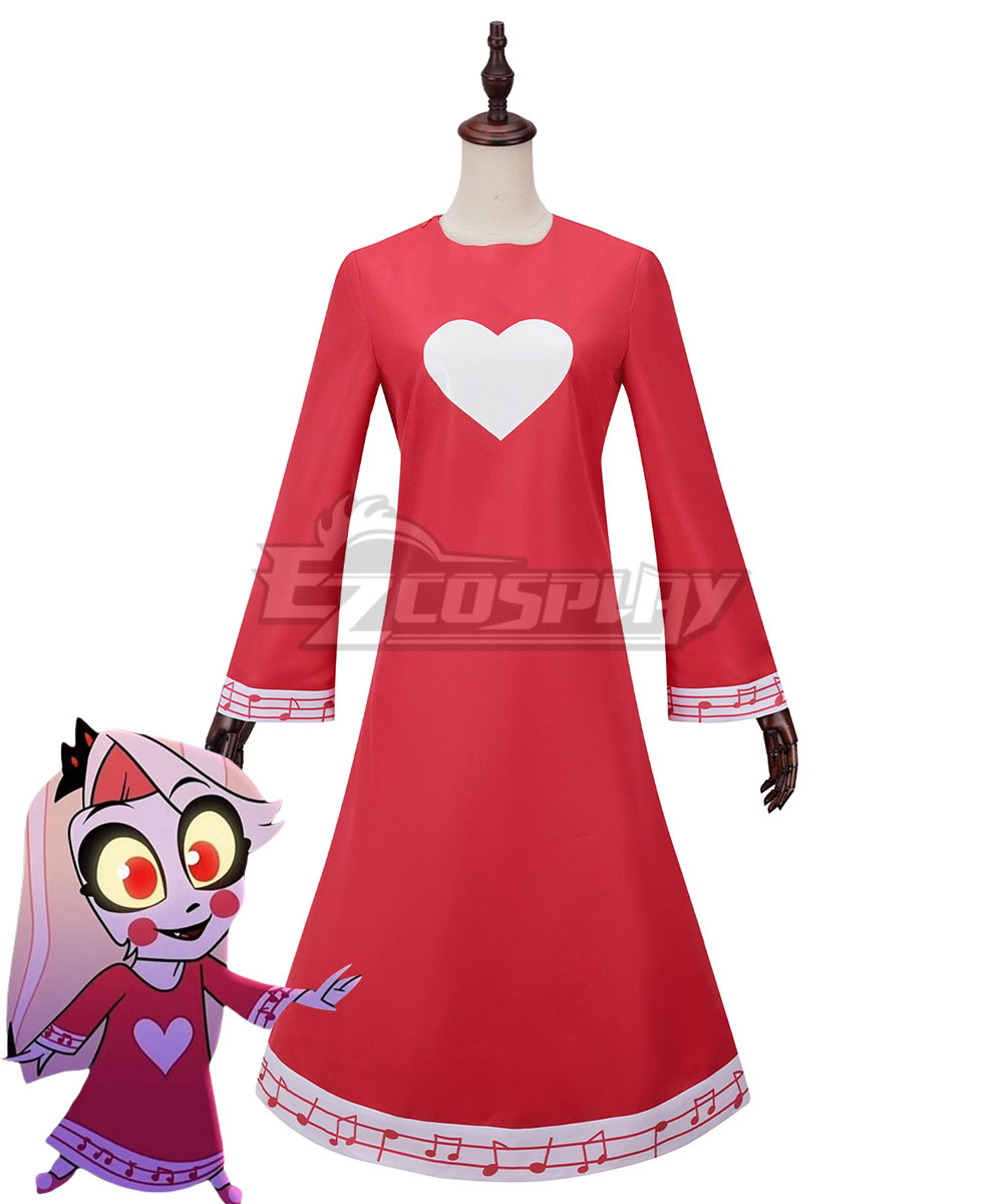 Hazbin Hotel Charlie Kid childhood Red Dress Cosplay Costume